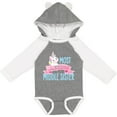 thumbnail image 3 of Inktastic Most Magical Middle Sister- cute unicorn Girls Long Sleeve Baby Bodysuit, 3 of 5