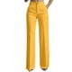 thumbnail image 2 of Neewe Womens High Waist Wide Straight Leg Trousers Casual Slacks Dress Button Waist Pants with Pockets, 2 of 7