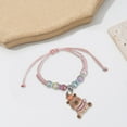 thumbnail image 6 of Colorful Macaron String Bracelet For Kids With Cute Cartoon Capybara Designs, 6 of 17