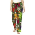 thumbnail image 2 of Kdxio Women's Comfy Stretch BegetablePrint Drawstring Pajama Pants-Medium, 2 of 9