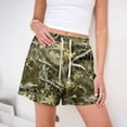 thumbnail image 5 of Camo Shorts Women Camouflage Graphic Drawstring Elastic Waist Camo Shorts Pocketed Comfy 2026 Summer Lounge Casual Athletic Shorts Joggers Camouflage Sportswear,Green S, 5 of 7