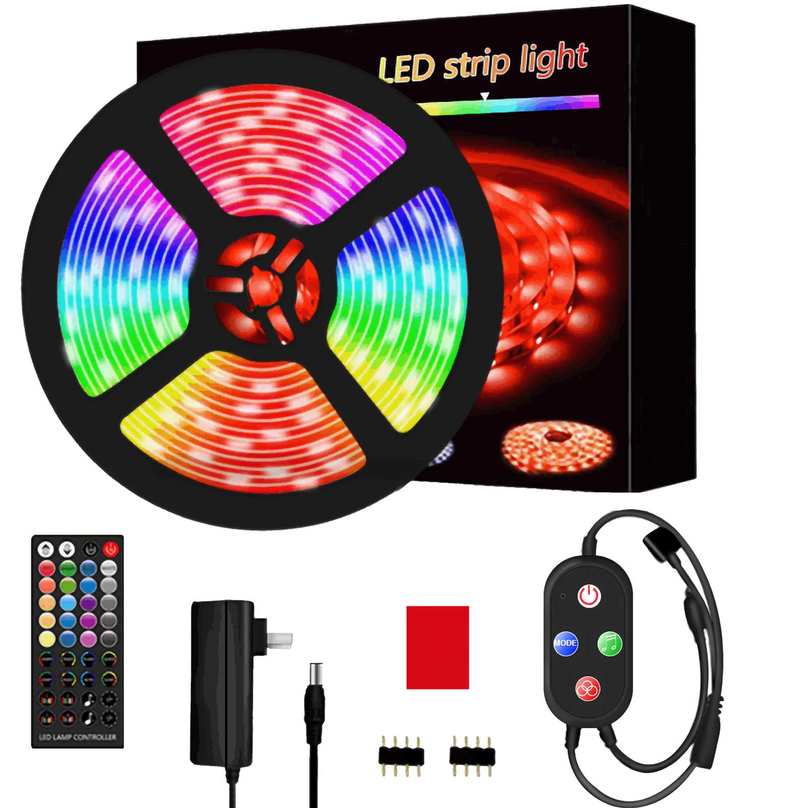 set Led light belt bluetooth 40key bluetooth light RGB set light belt belt Decoration & Hangs