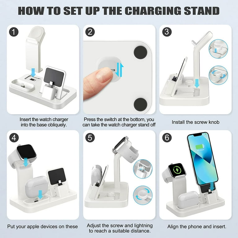 In Charging Station Magnetic Wireless Charger For Apple