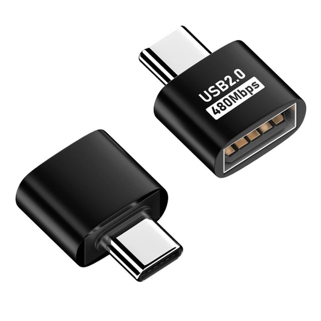 Mini USB to Type C Adapter - Type C to USB A Cable Converter, 5Gbps High-Speed, Compact & Portable, for Laptops, Tablets, Phones