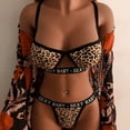 thumbnail image 2 of QTBIUQ Women Lingerie Corset Free Wire Racy Muslin Sleepwear Underwear Tops+Briefs(Brown,M), 2 of 5
