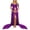 Dark Purple, variant on Women's Maternity 320g Stretch Spandex Dress, Off-the-Shoulder Front Slit Train Gown, Sexy Pregnancy Photoshoot & Formal Long Dress, 1pc, S/M/L/XL