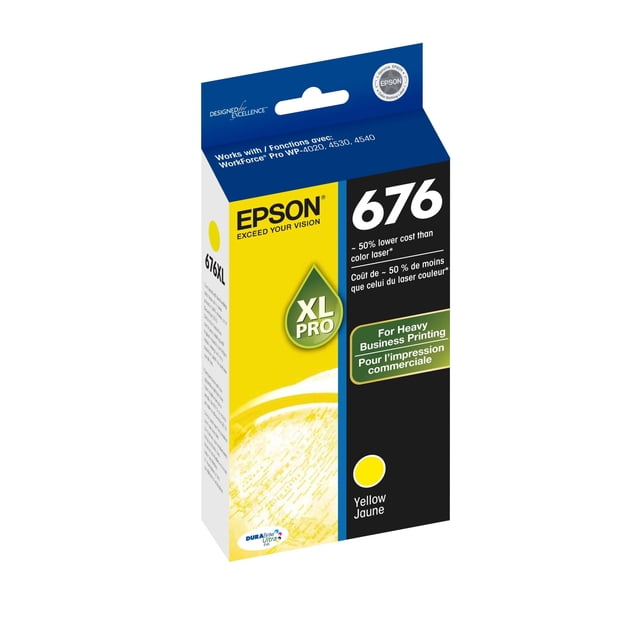 Cartucho de tinta Epson 676 DuraBrite Ultra High Capacity Amarillo