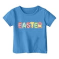 thumbnail image 6 of Boys' Sports Outdoor Easter Print Crew Neck Short Sleeve Blue 12Y-13Y, 6 of 6