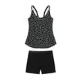 thumbnail image 7 of Kilaqueen Tankini Swimsuits for Women Fashion Print Tummy Control Bathing Suit with Boyshorts 2026 Trendy Spring Summer Athletic Swimwear, 7 of 7