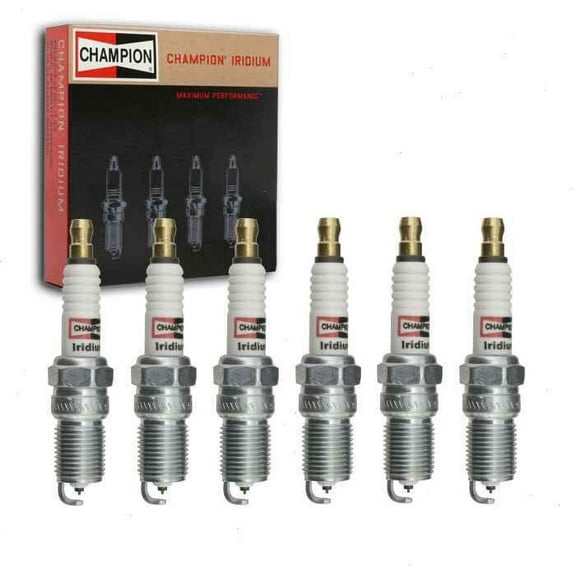 6 pc Champion Iridium Spark Plugs compatible with Ford Explorer 4.0L V6 1997-2005