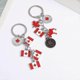thumbnail image 2 of 3pcs Maple Leaf Keychain Canada Day Party Souvenir Key Ring Pendant Creative And Lively Design Party Favors For Friends And Family, 2 of 3