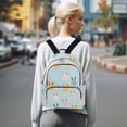 thumbnail image 7 of FORMRS Mini Backpack Purse for Women Travel Daypack Casual Shoulder Bag, Cute Rabbits, 7 of 7