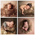thumbnail image 4 of Newborn Photography Baby Posing Layer Props Basket Filler Stuffer Blanket Photoshoot HandKint Photo Wool Wrap, 4 of 5
