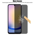 thumbnail image 5 of UZWZW (4+2) for Samsung Galaxy A25 5G Privacy Screen Protector Tempered Glass with 2 Pack Camera Lens Protector, 5 of 7