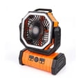 thumbnail image 1 of Ventilador de camping recargable de 20000 mAh con luz LED, batería de 58 horas, 1 of 3