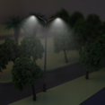 thumbnail image 2 of 10pcs Mini Model Street Lamp Lamppost Double-end Light 1:150 Scale, 2 of 8