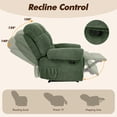 thumbnail image 4 of Villeston Recliner Chair for Living Room Manual Reclining Chair Single Sofa for Bedroom,Green, 4 of 7