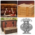 thumbnail image 4 of 10pcs Hasp Latch Wooden Case Latch Replacement Antique Wooden Box Hasp Lock, 4 of 8