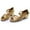 Gold, variant on Luxalzxs Women & Girls Latin Dance Shoes Low Heel Ballroom Salsa Tango Professional Performance Practice Dancing Shoes Social Dance Beginner Open Toe Wedding Shoes
