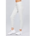 thumbnail image 2 of Simply Fashion Franch Terry Jogger Pants,OATMEAL,1X, 2 of 3