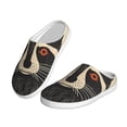 thumbnail image 2 of Lsque Retro Raccoon Graphic Print Pattern Womens Comfort Cotton on Scuff With Memory Foam and Anti-skid Sole Slipper-40/41, 2 of 7