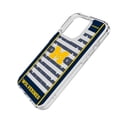 thumbnail image 2 of Michigan Wolverines iPhone Clear Football Field Design Case, 2 of 6