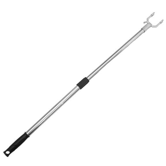 IBASETOY Retractable Clothes Drying Rod with Alloy Fork for Versatile Household Use