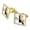 Gold, variant on I Used to Drink but that Was Hours Ago Funny Humor Square Cufflink Set - Silver or Gold