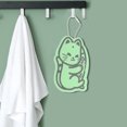 thumbnail image 5 of Unique Bargains 1 Pc Civet Cat Pattern Bath Sponge Body Scrubber Green, 5 of 6