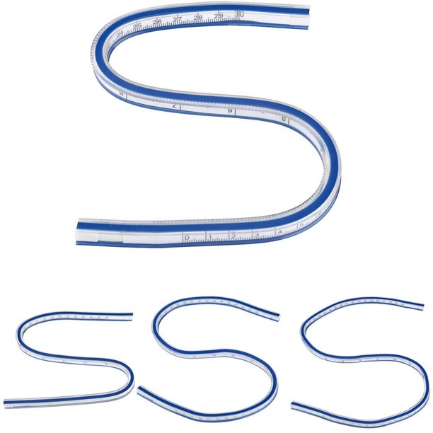 Flexible Curve Ruler Curved Ruler Measurement Tool for Drawing Painting ...