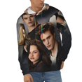 thumbnail image 2 of The Twilight Saga Men's Hoodie With Color Drawstrings Sweatshirt Hooded Pullover Print Winter Coat Jacket Xx-Large, 2 of 9