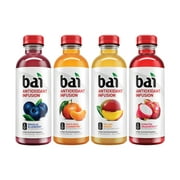 Bai Antioxidant Infused Variety Pack Rainforest Juices, 18 Fl Oz, 12 Count Bottles