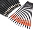 thumbnail image 2 of FUTATA 12 Pack Crossbow Bolt Carbon Fiber Crossbow Arrows 20 Inch, 8mm Crossbow Bolt Archery Carbon Arrows For Crossbow Hunting Or Archery Practice, Three Colors Optional, 2 of 6