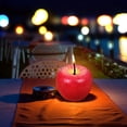 thumbnail image 5 of Realistic Apple-Shaped Wax Candle, Christmas Eve Party Decoration, Medium, 1PC, 5 of 9