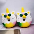 thumbnail image 5 of Paquete de 2 donas de unicornio jumbo de 15 cm, suaves y perfumadas, de crecimiento lento, para aliviar el estrés, juguetes para niños., 5 of 5