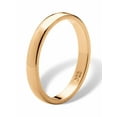 thumbnail image 2 of PalmBeach Jewelry 18k Gold-Plated or Sterling Silver Polished Wedding Band (2.5mm), 2 of 8