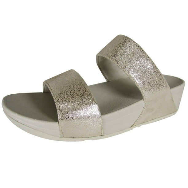 fitflop shimmy suede slide