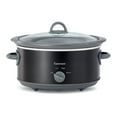thumbnail image 3 of Kenmore 5 qt (4.7L) Slow Cooker, Black and Gray, Compact Countertop Cooking, Simple Dial Control, 3 of 12