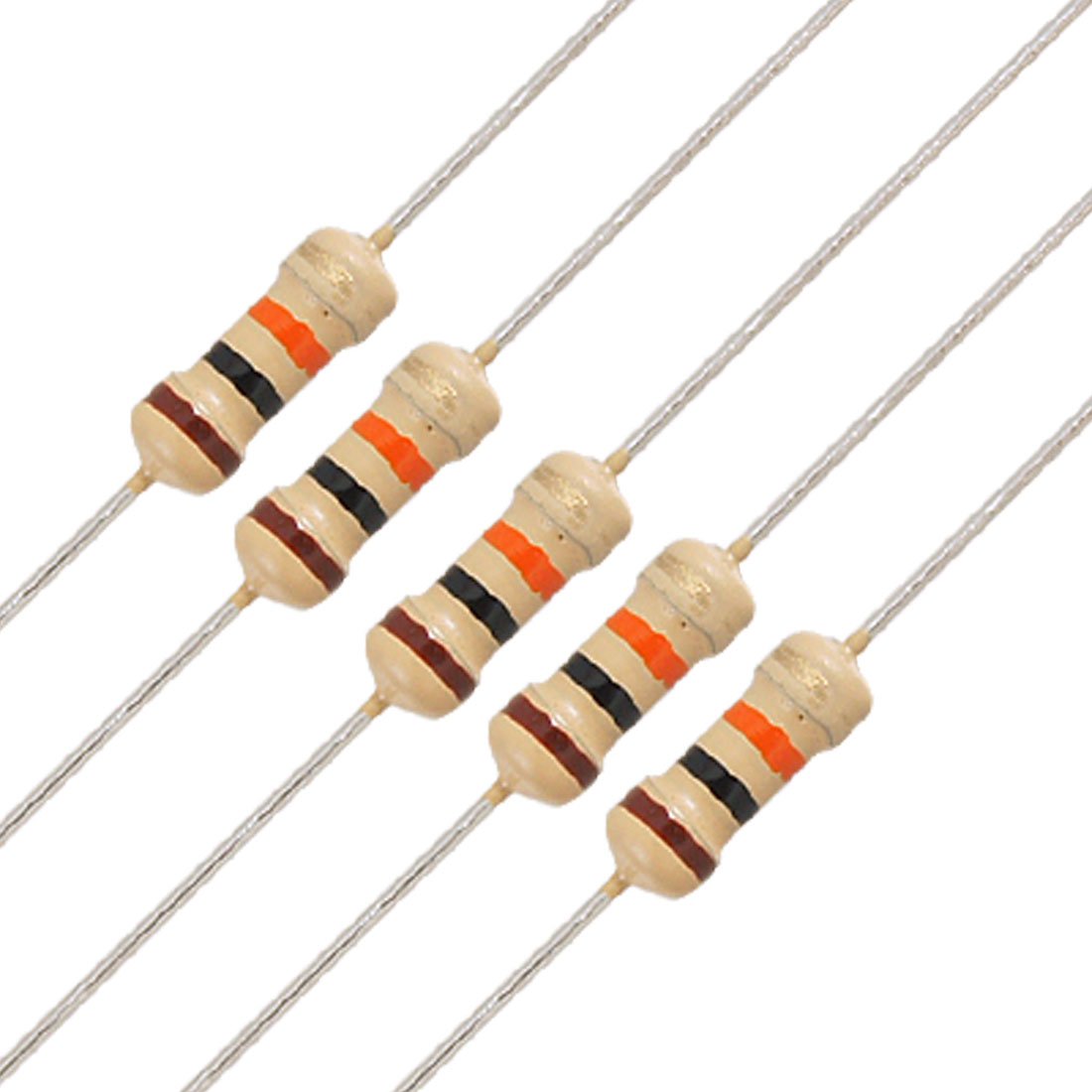 20 Résistances Carbone 150K Ohms 1W Tolérance 5% - Pour électronique, Réparation, Prototypes
