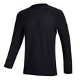thumbnail image 2 of Baqcunre Long Sleeve Tee Shirts For Men Summer Men'S Fashion Trend Solid Color Long Sleeved Surfing Suit Swimming Sun Suit Polo Shirts For Men Tops For Men Black L, 2 of 3