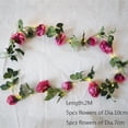 thumbnail image 3 of Guirnalda de luces LED con batería para decoración de bodas, fiestas y eventos, con rosas artificiales, 3 of 5