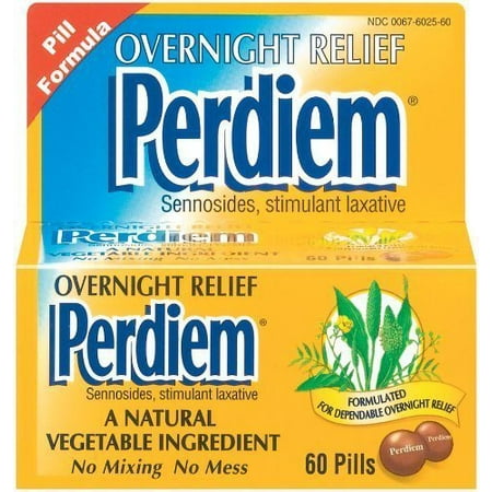 Overnight Relief, Pill Formula 60 ea (Pack of 2) by, Perdiem Overnight Relief, Pill Formula 60 ea (Pack of 2) By Perdiem Ship from