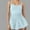 Light Blue, variant on Tennis Dress Built-in Shorts Sleeveless Workout Athletic Dress Romper for Workout Exercise Golf Dresses with Pockets