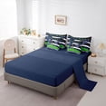 thumbnail image 4 of Erosebridal Teens Seattle Football Bedding Sets Twin Size,Sport Theme Comforter Sets with Sheets,Rugby Decor,Reversible,Breathable,7-Piece, 4 of 5