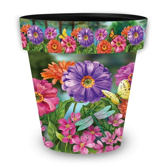 Briarwood Lane Zinnias in Bloom Small Planter