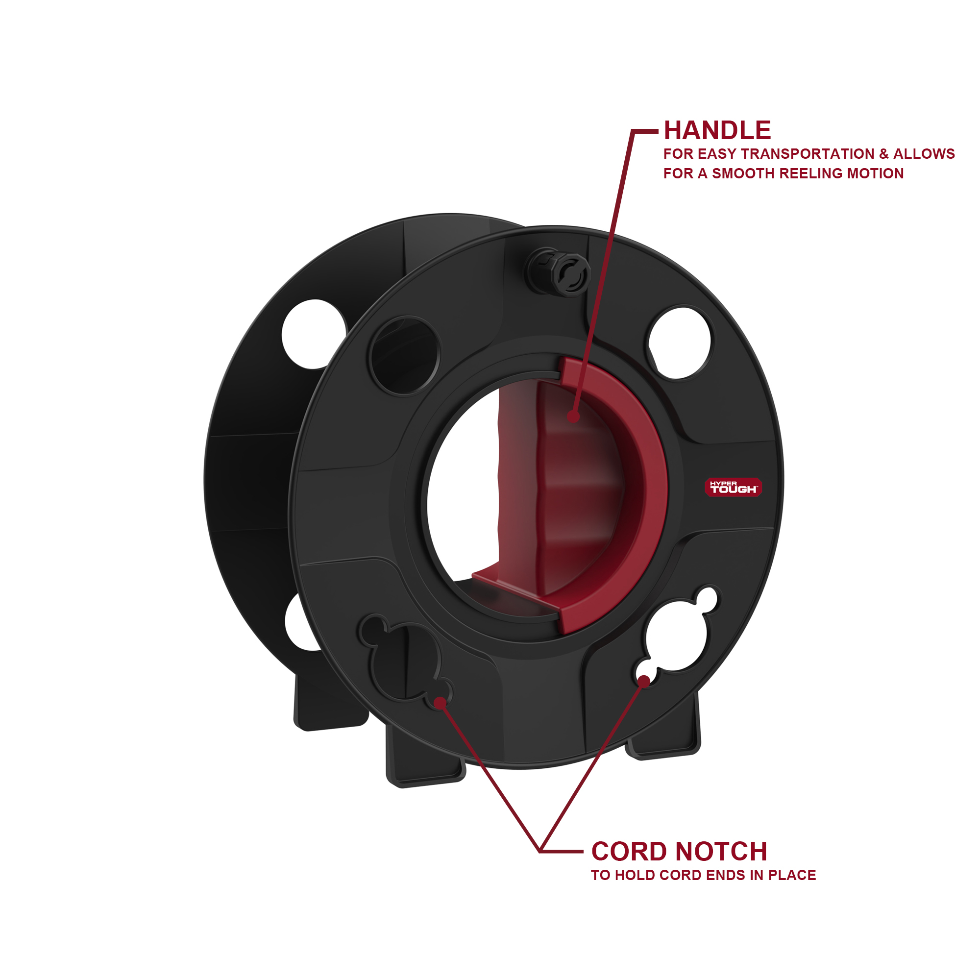 Hyper Tough Cord Storage Reel for 100ft Extension Cord photo 5