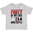 thumbnail image 3 of Inktastic Party at My Crib 2 A.m. Bring Bottle Baby Humor Boys or Girls Toddler T-Shirt, 3 of 5