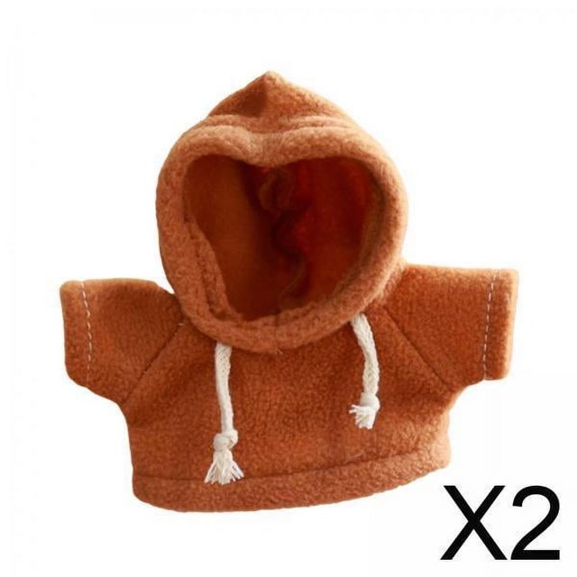 Sudadera con capucha para muñecas,Ropa para muñecos de peluche de 20 cm Sudadera con capucha para muñecas en miniatura,Sudadera para muñecos de peluche suave Accesorios de vestir,Accesorios