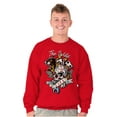 thumbnail image 5 of The Wild Life Skull Panther Tattoo Sweatshirt for Men or Women Brisco Brands M, 5 of 6