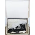 thumbnail image 2 of Ni - ke Men's US Size 13 - Jordan 4 Retro 'White Thunder' FQ8138-001, New w/ Damaged Box, 2 of 5